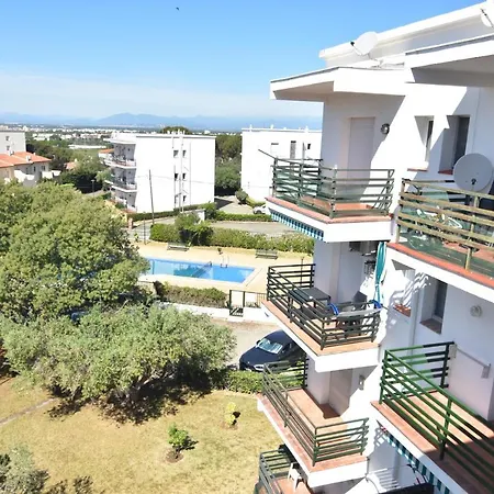 Rnet - Mas Oliva Studio, Piscina, Terraza Roses